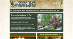 Desktop Screenshot of lakesidelandscapingsc.com